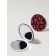 Mirror folding circle (2) s/took D7.3cm kisses MIX PLAST PACK qf