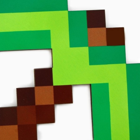 Souvenir weapon of the clock "Pixel", length 21.7 cm-3