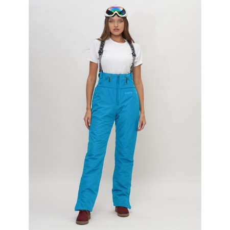 Ski -loving trousers, size 44, blue color