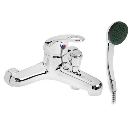Bath mixer Zein Z0153, 35 mm cartridge, with shower set, chrome