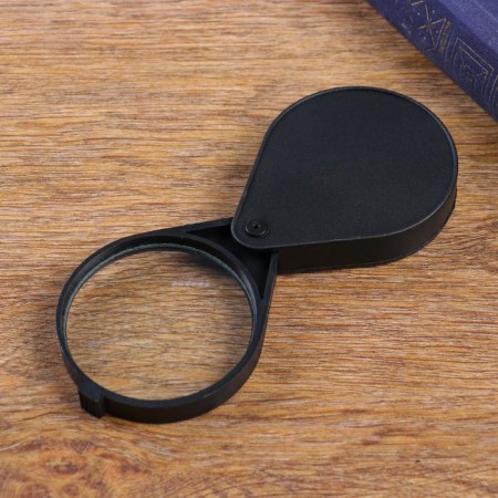 Folding magnifier 3x, d = 6 cm, master K. Black-1