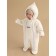 Combineson winter children, height 68 cm, dairy color