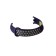 Luazon strap for fitness bracelet Mi Band 8, with perforation, black-green