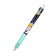 Automatic blue handle, with a rubber holder "Cosmonaut", mix
