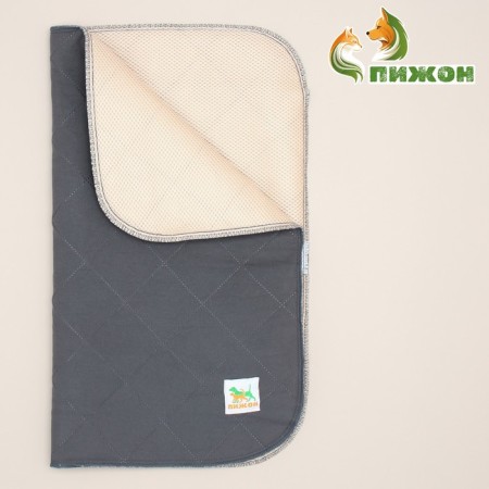 Single for animals reusable, 60 x 50 cm, gray