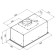 Maunfeld Crosby Power 60, built -in, 1050 m3/h, 3 speeds, 59.8 cm, white