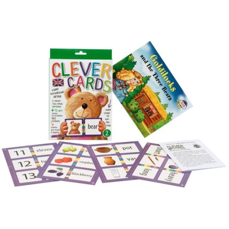 Learning English playing. Level 2. (Set of cards+book)-3