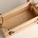 Kashpo wooden rheck, handle rope 25x10x12.5 cm natural