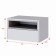 Tumbling bedside dream, white/concrete