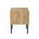 Cleaner BERGEN, 40X35X45 cm, oak craf gold, black