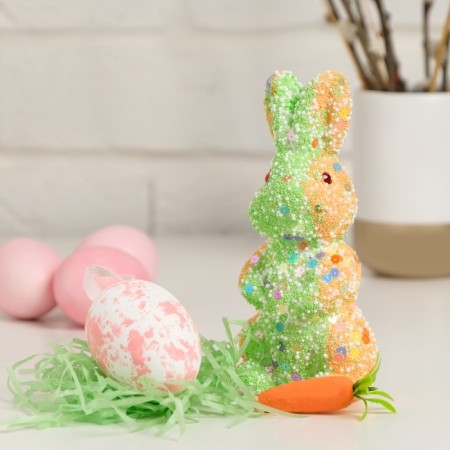 Decor set rabbit, carrot, egg. (7*15cm)