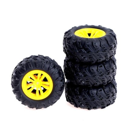 The radio-controlled machine “Atom”, works on the battery, the color of the yellow-4