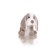 Soft toy Gulliver dog, gray-white color, 22 cm