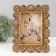 Photo frame Polystone 10x15 cm "Flower-leader" gold 16.8x1.8x21.5 cm