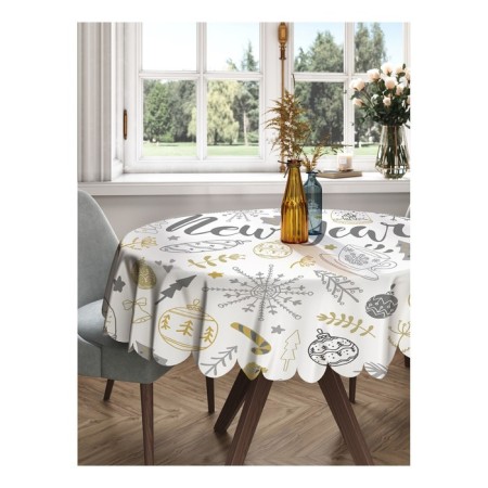 The tablecloth “New Year”, round, Saten, d = 150 cm