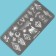 Stamping disk Metal "sketches", 12 × 6 cm