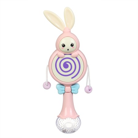Little Musical Bunny "Bunny", Elastic ears, Mix color, Kroshka Me-13