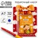 Set of Notepad "Best Educator", A7 format, 32 sheets, plastic pen, blue paste