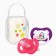 Nipple - anatomical dummy "for a girl" +6 months, 2 pcs. + container