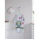 Apron of a kitchen with a photo print "Owl Meloman", adjustable, size OS