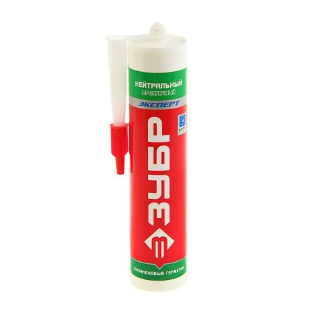 Silicone sealant "Zubble" expert, neutral, transparent, 280 ml
