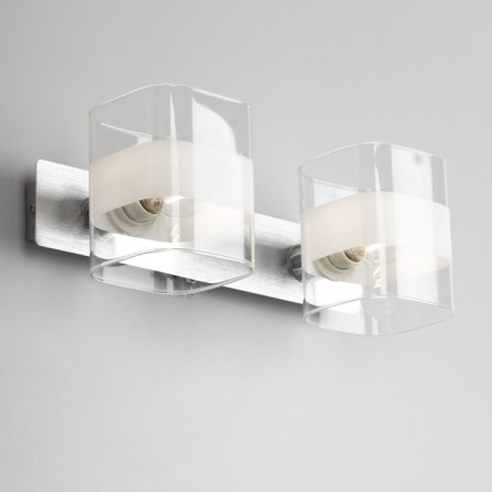 Sconces Citilux "Virta" CL139320, 32x10 cm, 2x60W, E14, color gray color-1