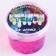 Slime "Glass" with purple large sparkles