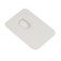 Cartholder for phone, leather, magsafe, white
