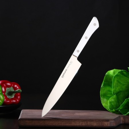 Kitty Kitchen Samura Harakiri, universal, blade 15 cm, white handle