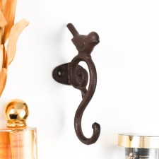 Hook decorative cast iron 