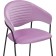 Chair on the metal frame Runso metal/velor, black/purple 57x56x82 cm