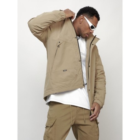 Male spring jacket, size 54, beige color-9