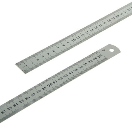 Metal line, 1 m, silver