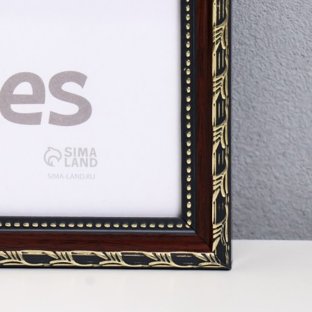 Photo frame plastic "reed" 30x40 cm, burgundy-1