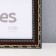 Photo frame plastic "reed" 30x40 cm, burgundy