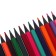 Pencils 48 colors in a tube, hexagonal (plastic) black base.