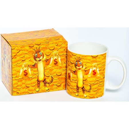 OLAFF mug "Golden Tiger", D = 24 cm