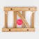 A stand for cutting boards and lines of the share, 17 × 10.5 cm, 3 places, bamboo