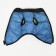 Lightning dog jacket, size 8 (ds 23 cm, og 30, Osh 22 cm), blue with yellow