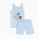 Set for a boy (T -shirt, panties), blue color/space, height 92 cm