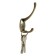 Hook furniture tundra TKD008, two -rod, bronze