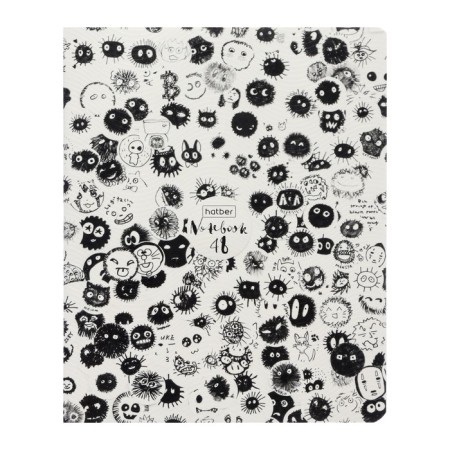 Notebook of 48 sheets in the cage on the clip "cool blots", embossing, mix-6