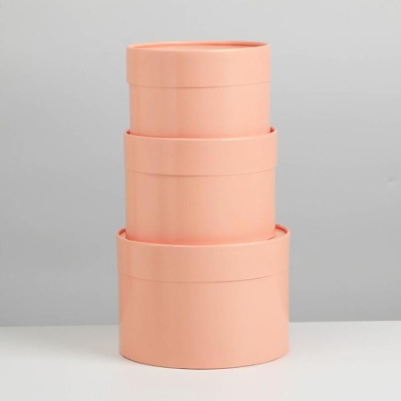 Set of hats 3 in 1 powder, gift packaging, 16 x 10, 14 x 9, 13 x 8.5 cm-2