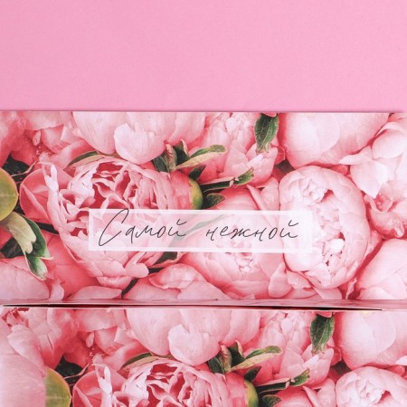 Gift envelope with the inner pocket "Shine", flowers, 20 × 9.5 cm-2