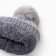 Women's hat minku, gray color, rr 56-58