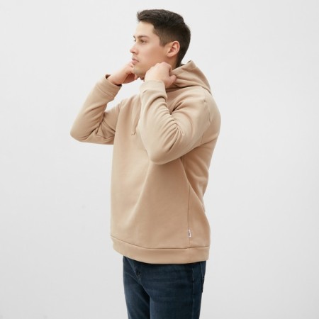 Male sweatshirt is formed, beige color, size 50-52 (XL-XXL)-5