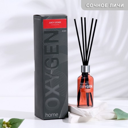 Diffusor Aromatic Oxygen Home "Juicy Lychee", 50 ml, juicy larch