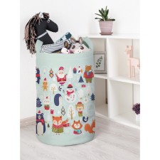 Корзина для игрушек «Новогодние зверюшки, размер 40х60 см
