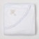 A pole towel for baptism with embroidery, size 100x100 cm, white color K40/1