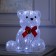 Figure Acryl. "Bear" 25 cm, 40 LED, 220V, glow warm white